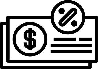 ticket illustration on a white background     