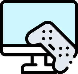 videogame illustration on a white background   