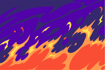 Comic book cartoon smoke backgrounds. Pop art cloud design template page. Hand drawn vector illustration 
