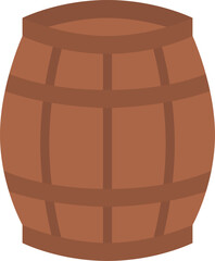 wine barrel illustration on a white background    