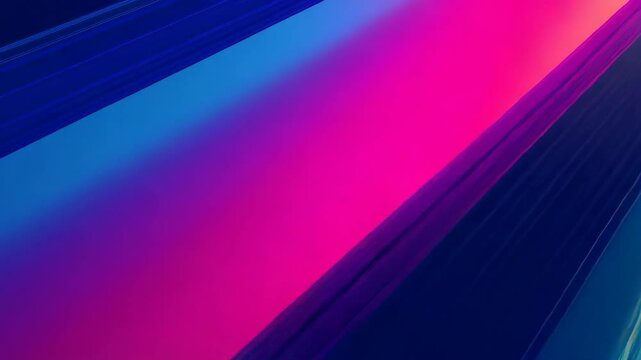 Abstract diagonal gradient featuring parallel stripes and overlapping geometric shapes in shades of blue, turquoise, and green colors.