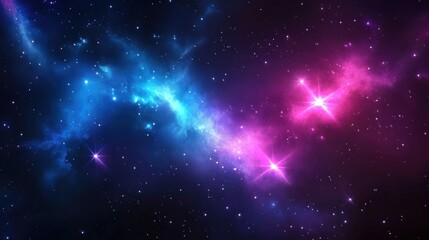 Cosmic Nebulae Stellar Cloudscape