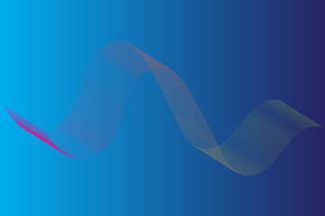Abstract gradient wavy background