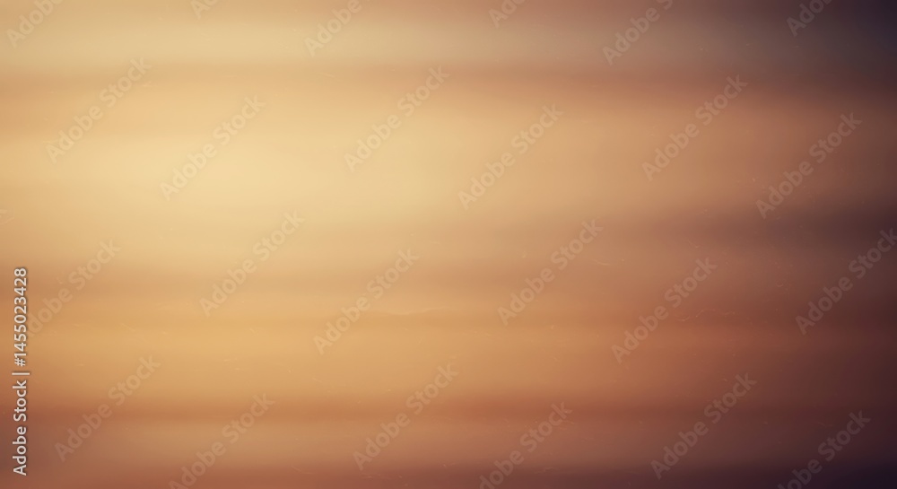 Poster abstract warm brown and beige gradient background with subtle horizontal effect and light grain text