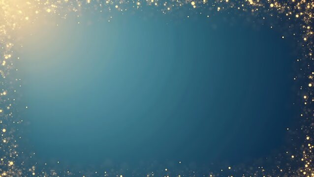 Minimalist Gold and Blue Congratulations Banner for Career Achievements