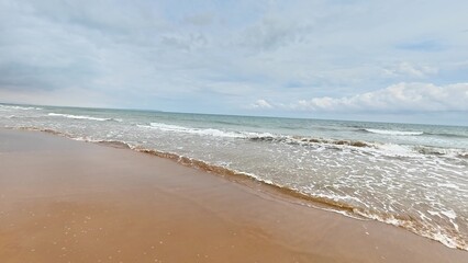Serene and calming Beach Waves along with a beautiful Tranquil Sand View to enjoy and relax