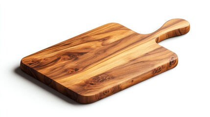 Wooden Cutting Board with Handle Ideal for Kitchen Cooking and Food Preparation