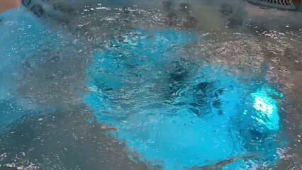 An Underwater Scene Featuring a Beautiful Blue Lighting Effect Creating a Magical Atmosphere