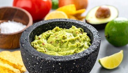 Homemade Guacamole Recipe Fresh Avocado Dip with Lime and Spices