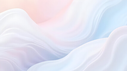 Fototapeta premium Smooth Pastel Flowing Wave Background