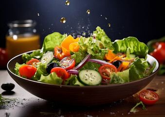 fresh vegetable salad