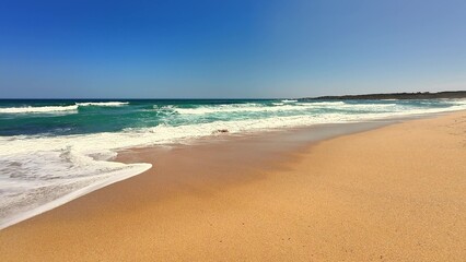beach in the morning