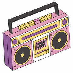 retro audio cassette