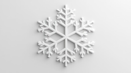 Winter Wonderland A Detailed Snowflake Design for Festive and Seasonal Projects