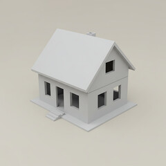 house 3d render