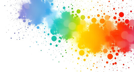 abstract colorful splashes background