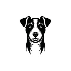 cute, adorable, authoritative and charismatic Jack terrier logo