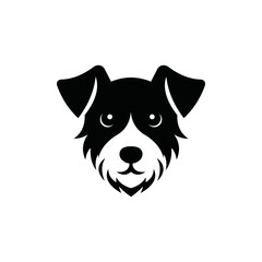 cute, adorable, authoritative and charismatic Jack terrier logo