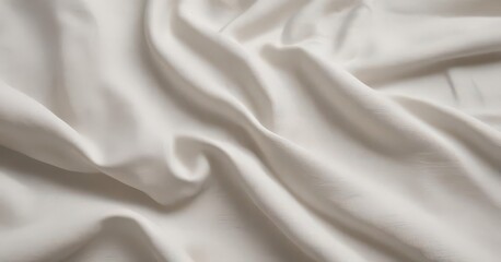 Obraz premium Faded white linen, subtle wrinkles, seamless texture , white, white background, soft