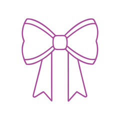 pink ribbon bow