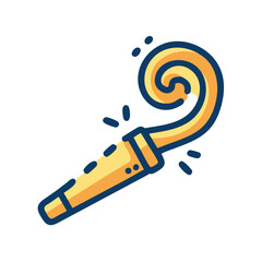 Party horn icon for celebration and festive occasions