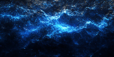 Obraz premium Stunning Blue Nebula Background Image