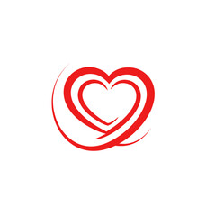 Double Heart Design: This minimalist and elegant design features two intertwined hearts forming a circle, symbolizing love, connection, and unity.  