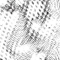 A dense textured of countless small dots creates a portrait-like abstraction.