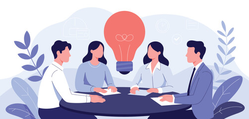 Team Collaboration: Discussing Ideas, Feedback, and Solutions
