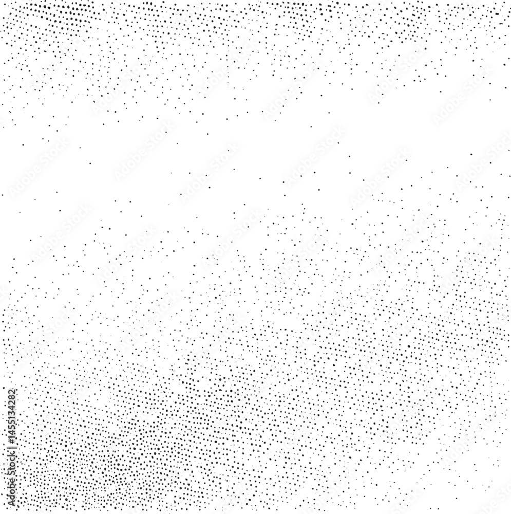 Aufkleber a dense scattering of small dark dots gradually transitions into a lighter background.