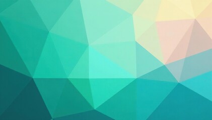 Fototapeta premium Subtle geometric pattern in calming blues and greens, stylish, minimalist