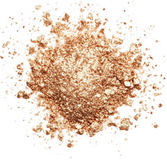 Beige cosmetic powder