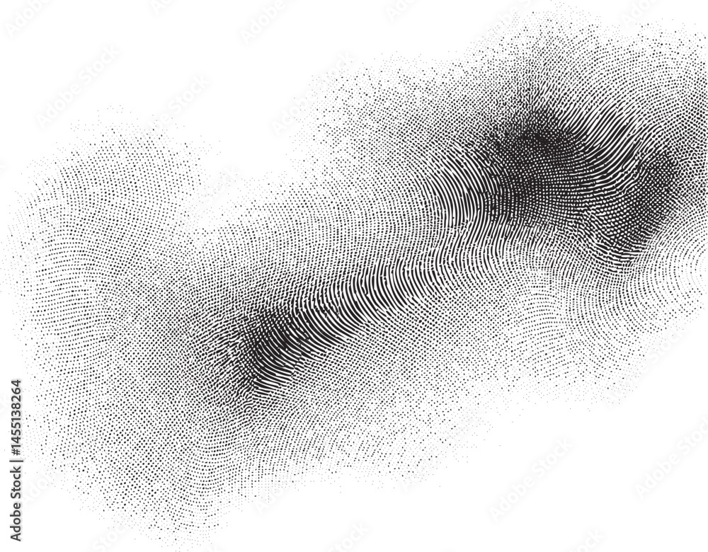 Aufkleber a dense network of swirling interconnected lines creates an abstract textural .