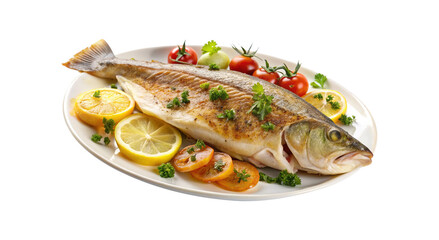 Delicious Baked Fish with Lemon and Tomatoes a perfect summer meal