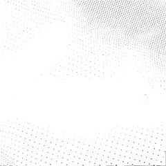 A dynamic white abstract with repeating dots.