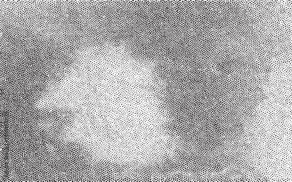 Aufkleber dense textured white dots create a dynamic abstract on a dark background.