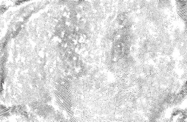 A textured white of dots creates a dynamic visual surface.