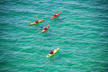 Lake Superior kayakers