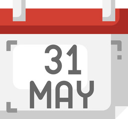 calendar illustration on a white background    