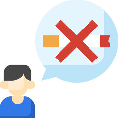 chat illustration on a white background     