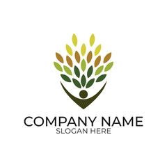 vector design elements for your company logo, tree logo. modern logo design, business corporate template. tree pictorial logo.