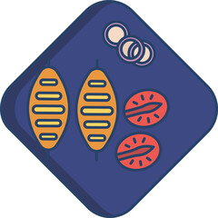 chicken (2) illustration on a white background     