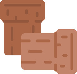 corks illustration on a white background    
