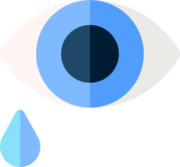cry illustration on a white background     