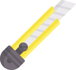 cutter illustration on a white background     