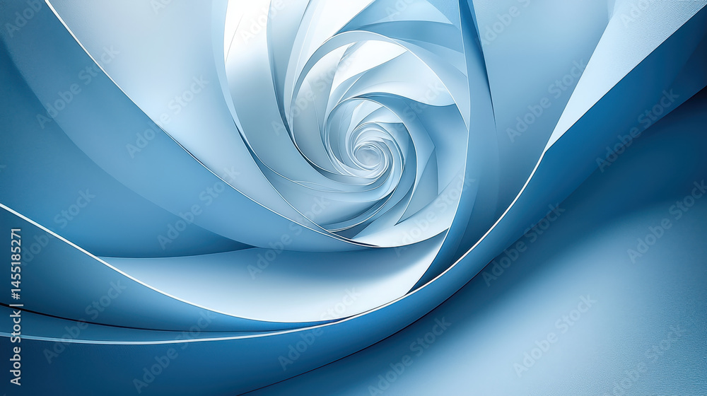 Poster a realistic 4k 3d abstract background showcases creative swirling patterns and smooth transitions fr