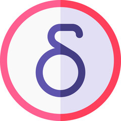 delta illustration on a white background     