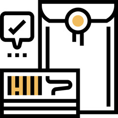 document illustration on a white background    