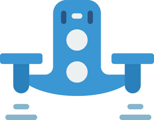 drone illustration on a white background     