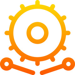 drums illustration on a white background     